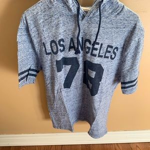 Blue tshirt hoodie Los Angeles size M